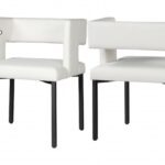 Caleb Vegan Leather Upholstered Dining Chair