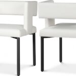 Caleb Vegan Leather Upholstered Dining Chair
