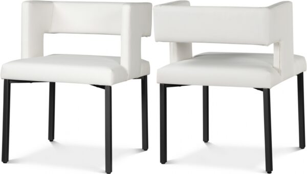 Caleb Vegan Leather Upholstered Dining Chair