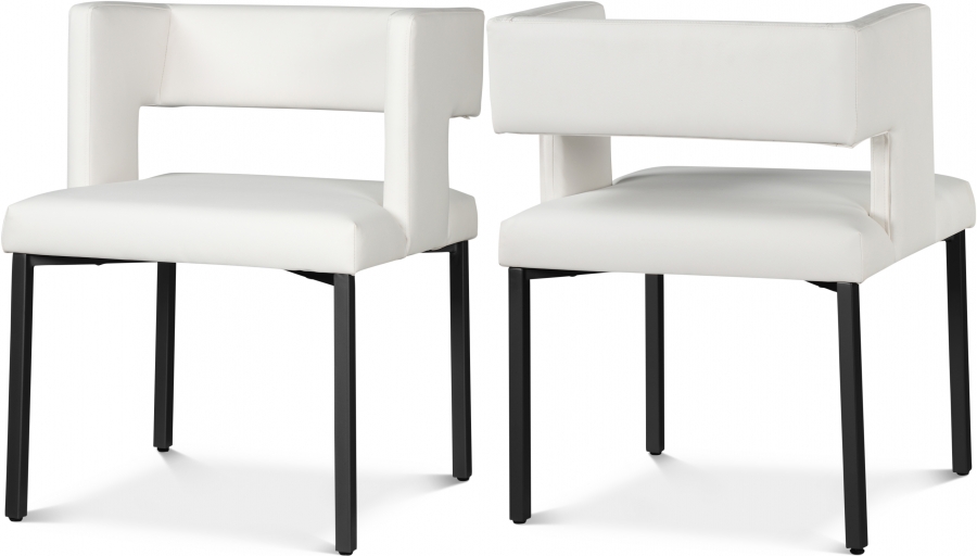 Caleb Vegan Leather Upholstered Dining Chair