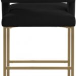 Caleb Velvet Upholstered Counter Stool