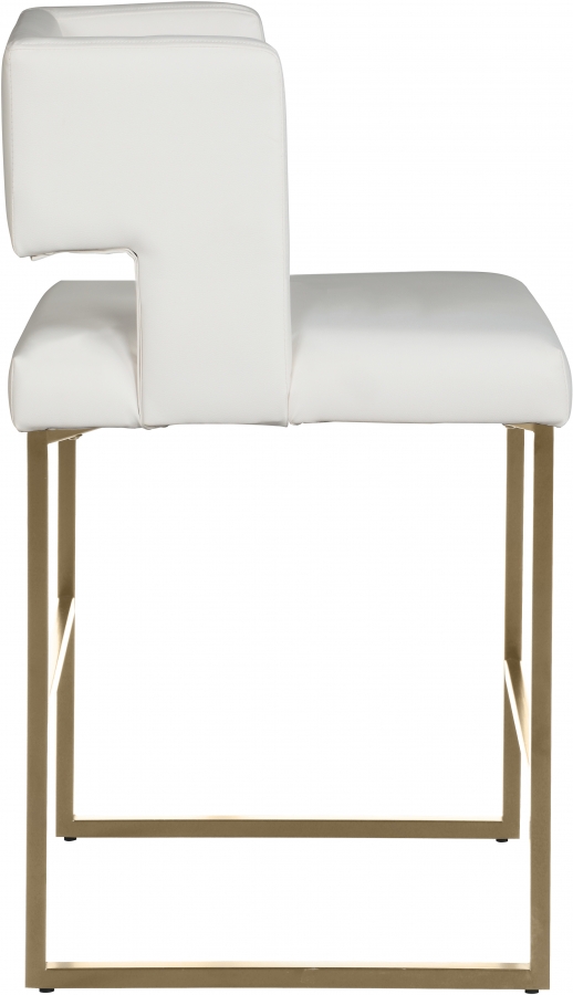 Caleb Vegan Leather Upholstered Counter Stool