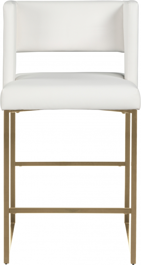 Caleb Vegan Leather Upholstered Counter Stool