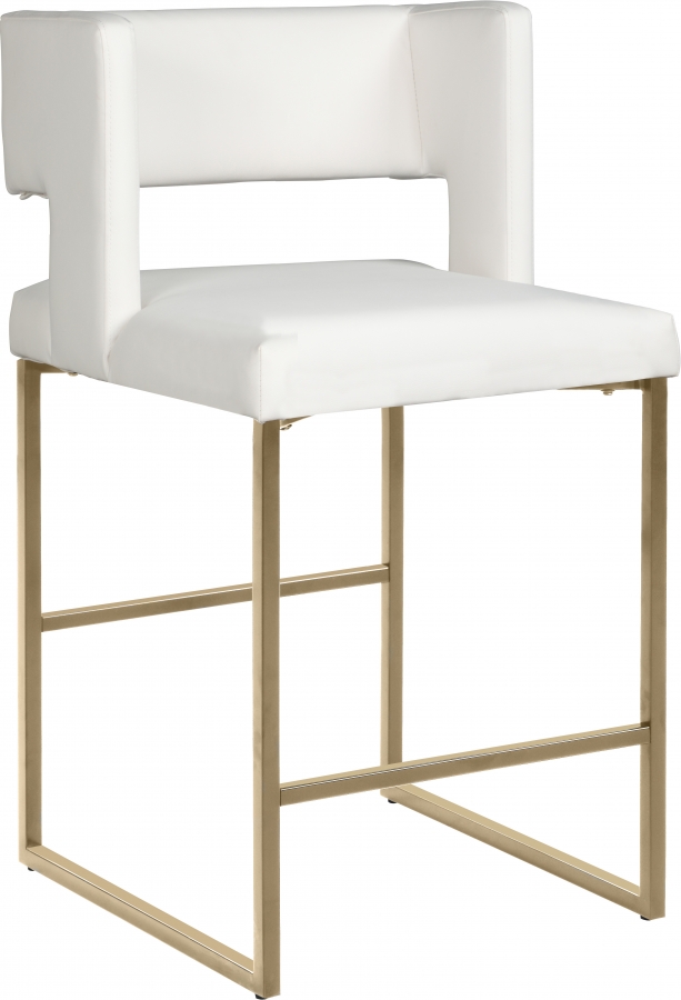 Caleb Vegan Leather Upholstered Counter Stool