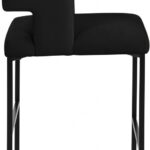 Caleb Velvet Upholstered Counter Stool