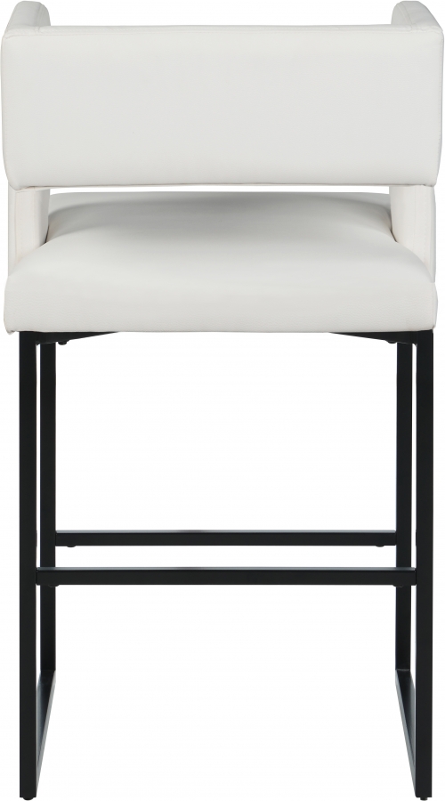 Caleb Vegan Leather Upholstered Counter Stool