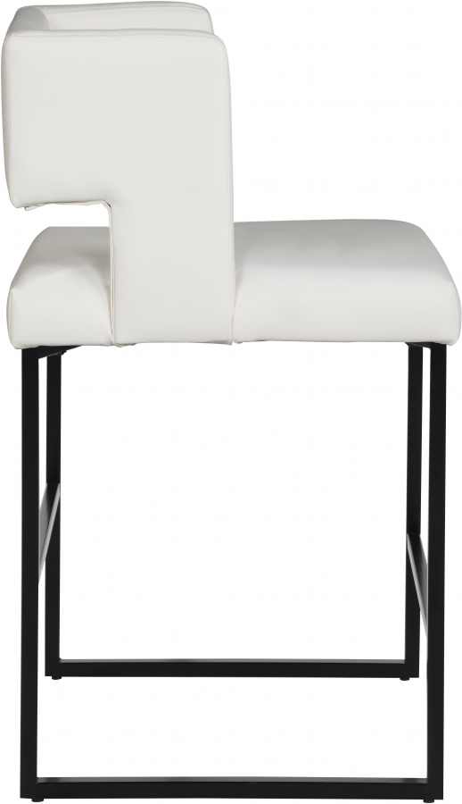 Caleb Vegan Leather Upholstered Counter Stool