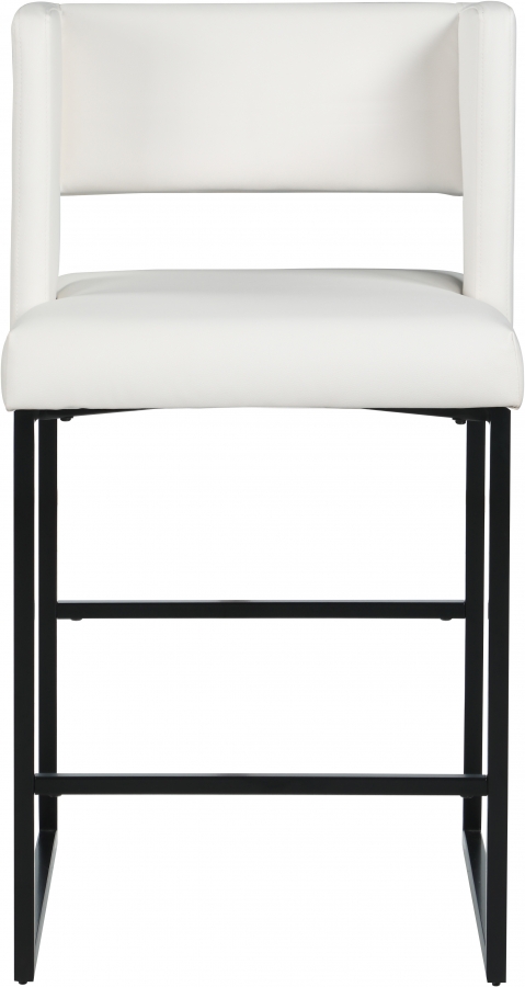 Caleb Vegan Leather Upholstered Counter Stool