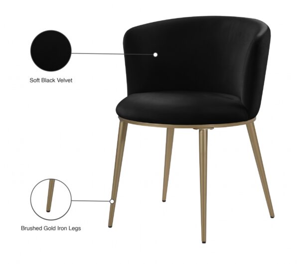 Skylar Velvet Upholstered Dining Chair