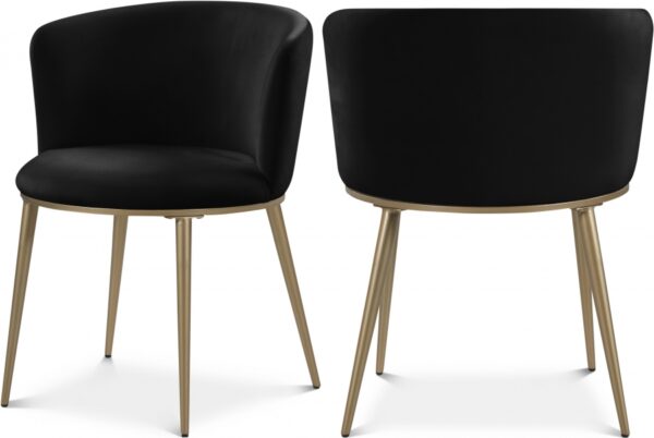 Skylar Velvet Upholstered Dining Chair
