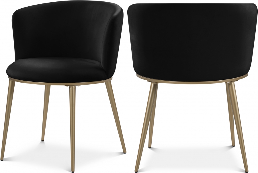 Skylar Velvet Upholstered Dining Chair