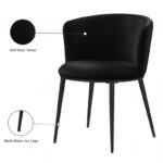 Skylar Velvet Upholstered Dining Chair