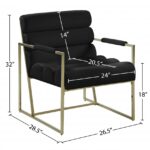 Wayne Velvet Upholstered Accent Chair