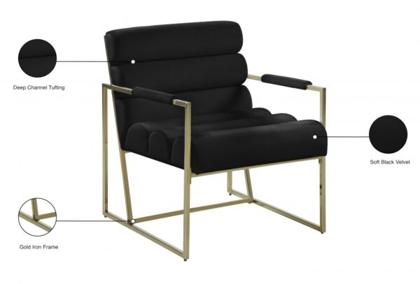 Wayne Velvet Upholstered Accent Chair