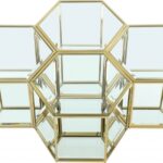 Sei Glass And Steel 4pc. Modular Coffee Table