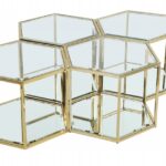 Sei Glass And Steel 4pc. Modular Coffee Table