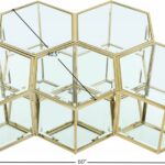 Sei Glass And Steel 5pc. Modular Coffee Table