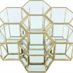Sei Glass And Steel 7pc. Modular Coffee Table