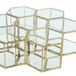 Sei Glass And Steel 7pc. Modular Coffee Table