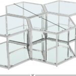 Sei Glass And Steel 4pc. Modular Coffee Table