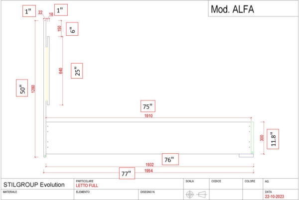 Alfa 48" Bed Gallery 3