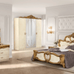 Barocco Bed Ivory w/Gold, Camelgroup Italy Gallery 1