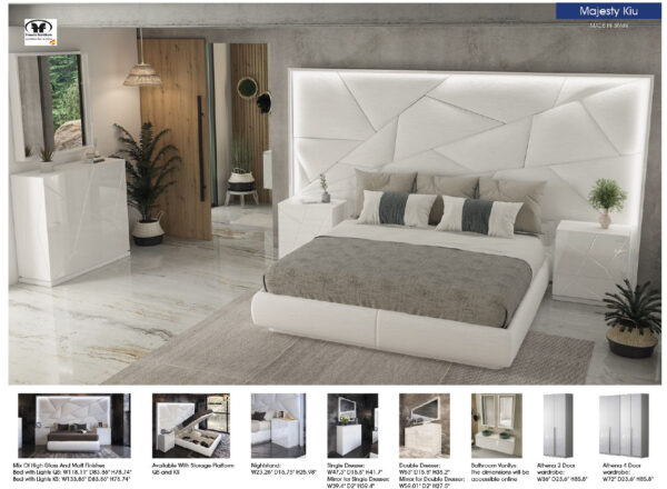 Majesty Bed w/light Gallery 1