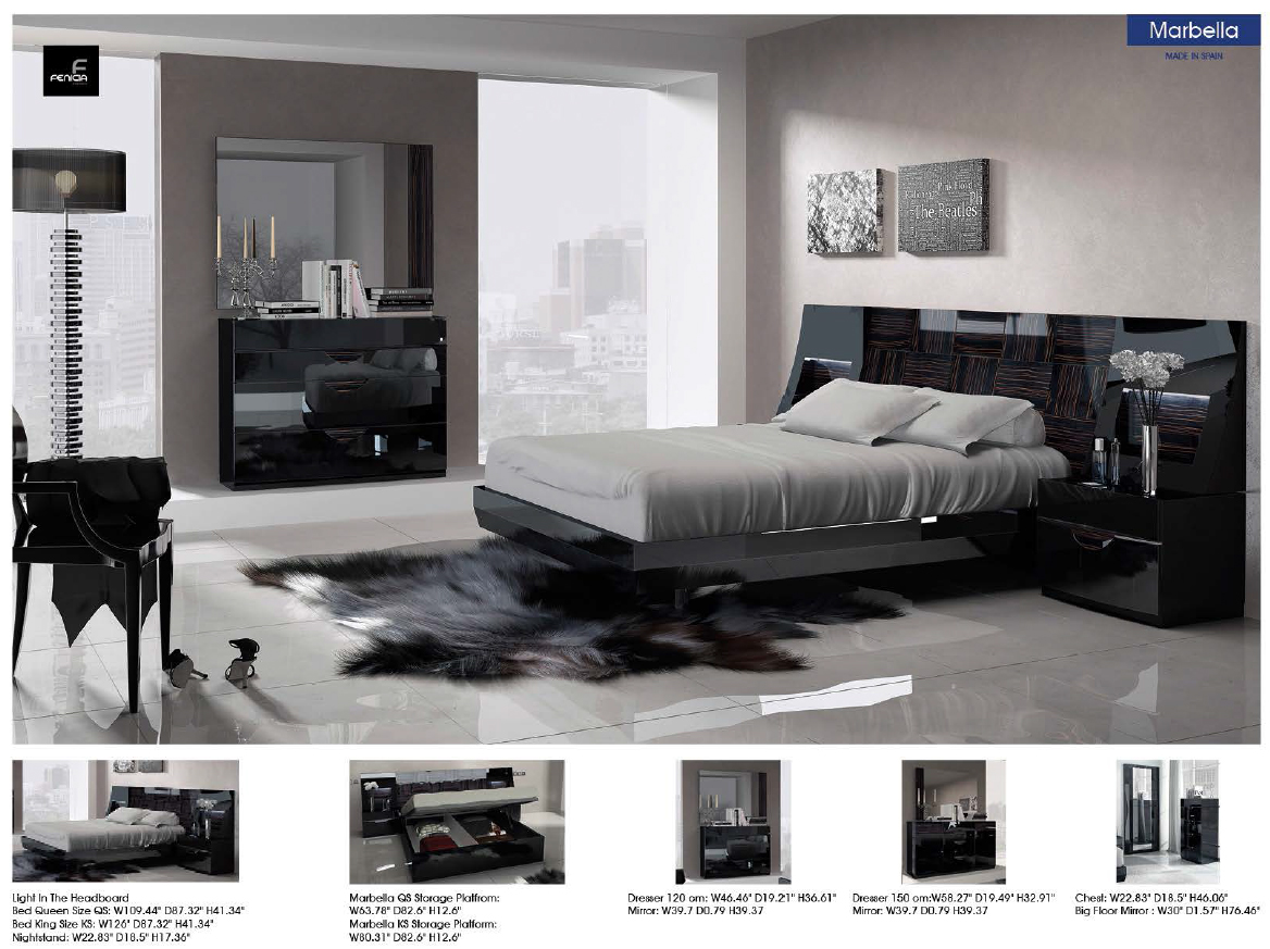 Marbella Bed QS bed ONLY Gallery 1