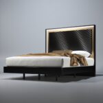 Wave Bed Dark grey Gallery 2