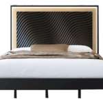 Wave Bed Dark grey