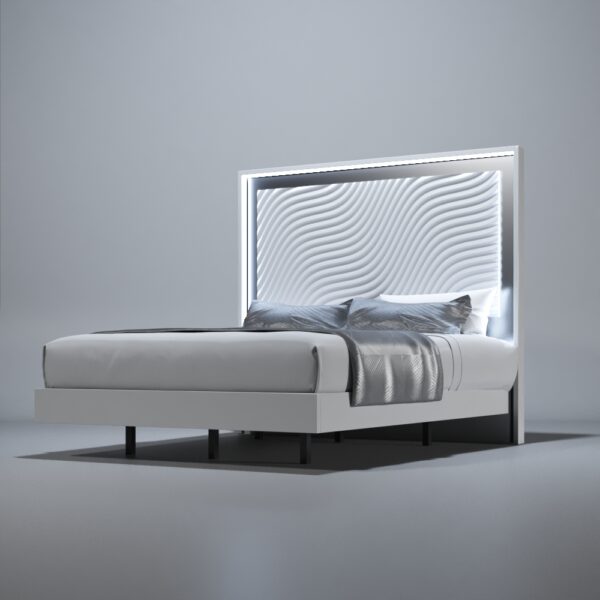 Wave Bed White Gallery 2