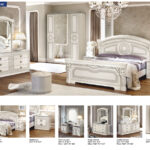 Aida Bedroom, White w/Silver, Camelgroup Italy Gallery 2