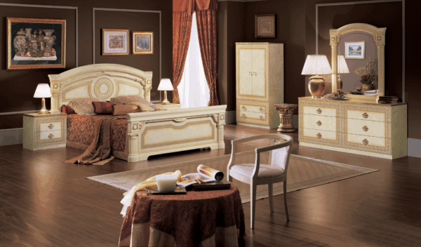 Aida Ivory Bedroom w/Gold, Camelgroup Italy Gallery 1