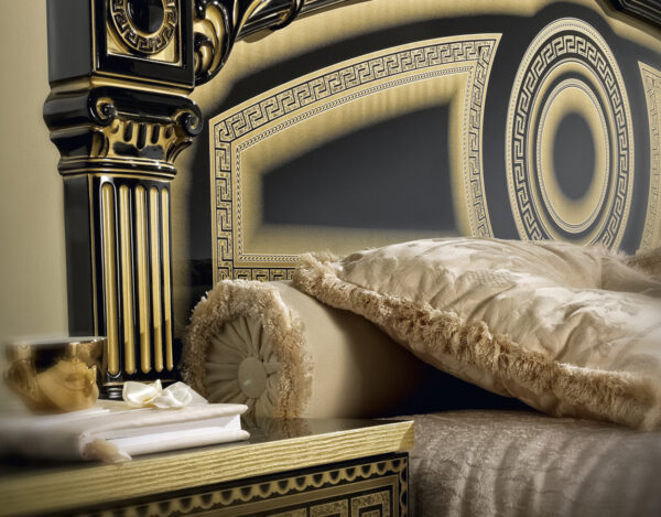 Aida Bed Black w/Gold Gallery 2