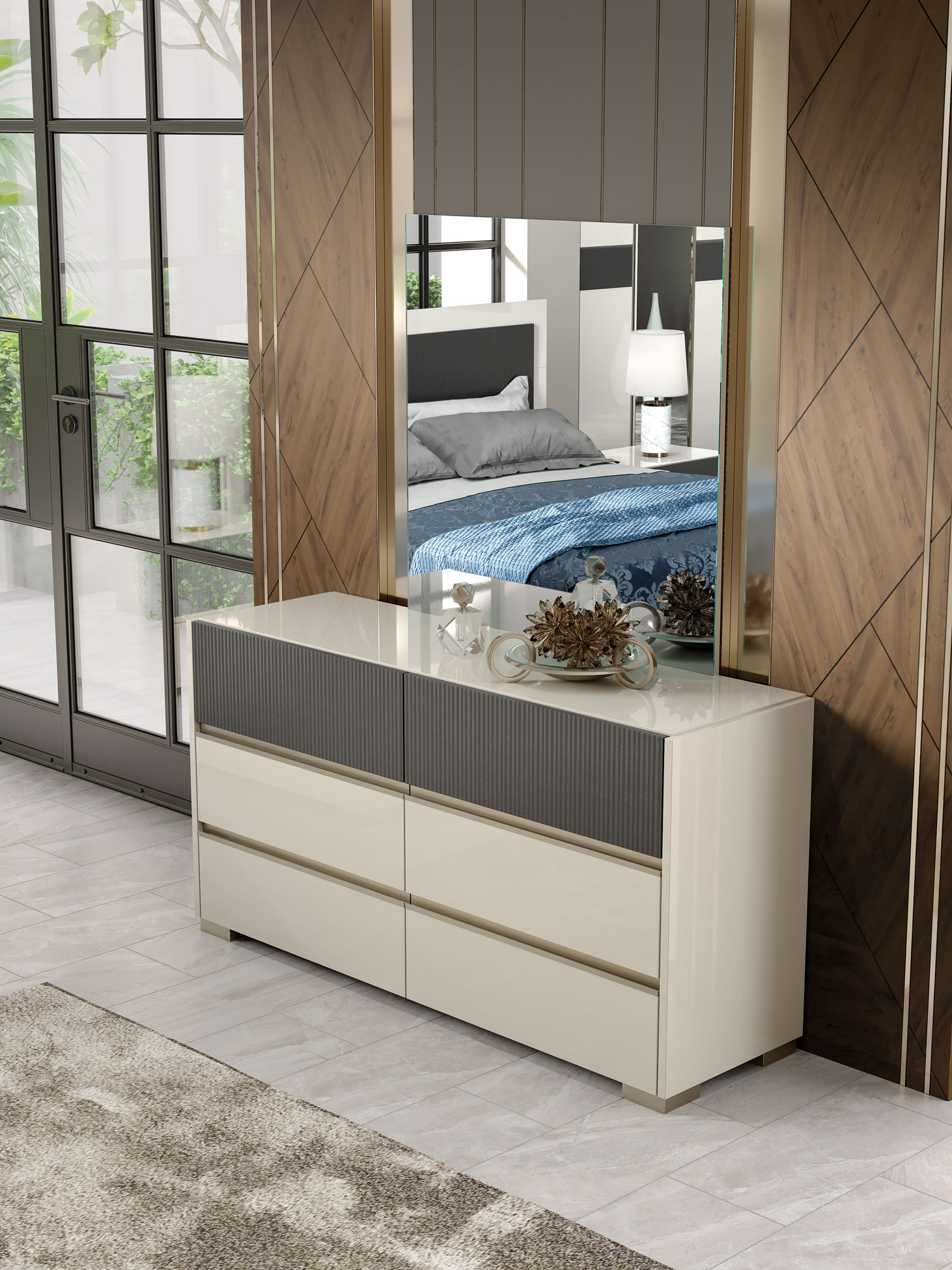 Alfa Double dresser / Mirror Gallery 1