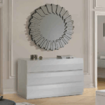C-152 White Dresser & E-100 Mirror Gallery 1