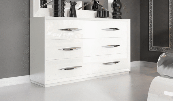 Carmen Double Dresser White