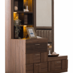 Lindo dresser with mirror & Pouff Gallery 1