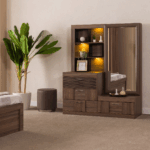 Lindo dresser with mirror & Pouff Gallery 2