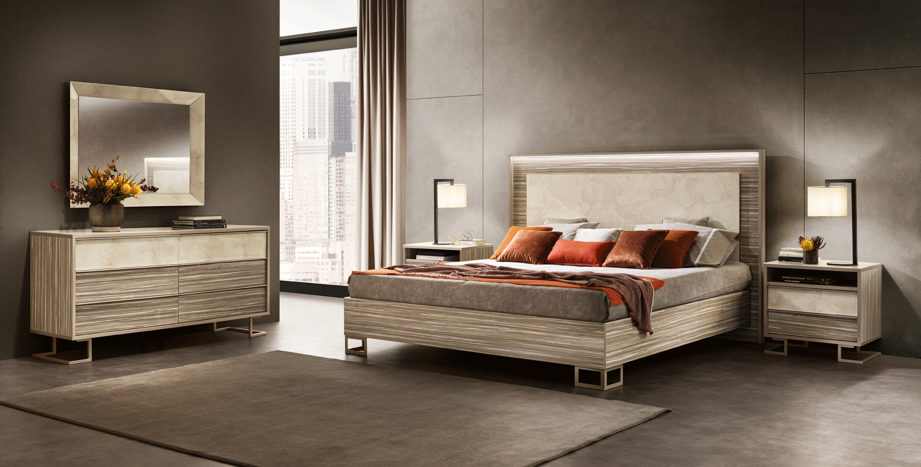 Luce Double dresser / mirror Gallery 1