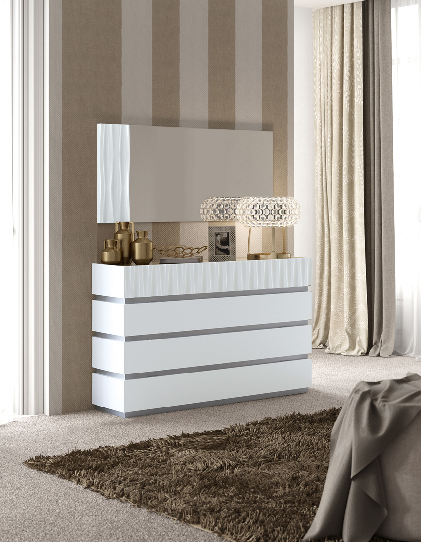 Marina Single Dresser WHITE Gallery 1