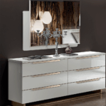 Smart Double Dresser White w/ Mirror Gallery 1