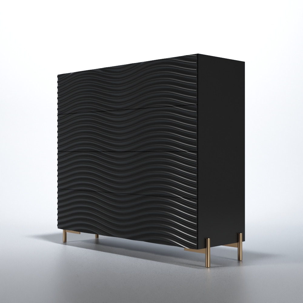 Wave Dressers / Mirrors Dark grey Gallery 1