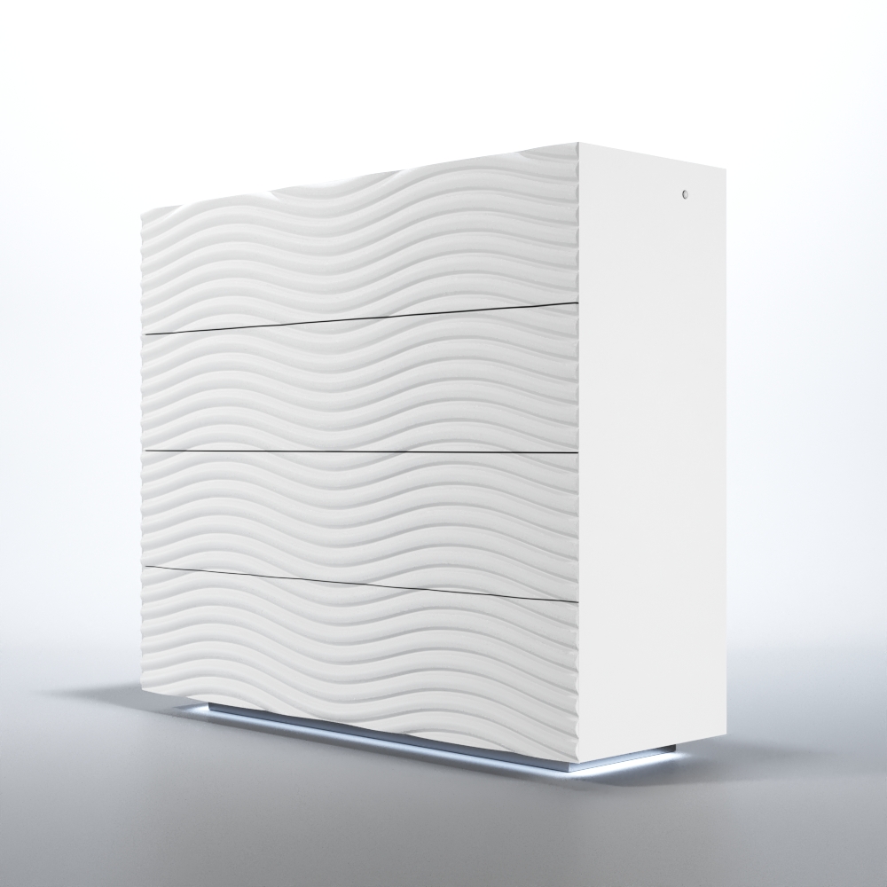 Wave Dressers / mirrors White Gallery 1
