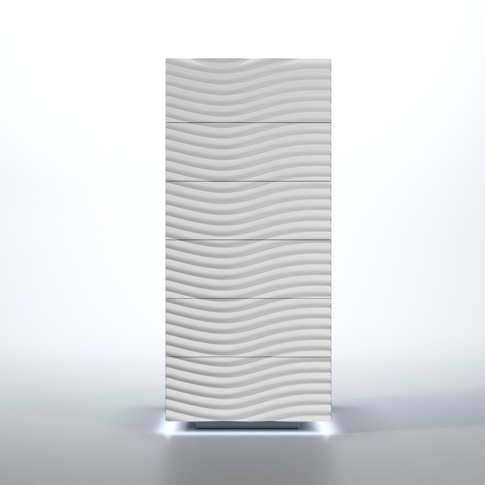 Wave White Chest Gallery 1