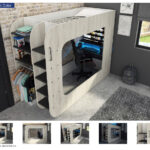 Gamer Bed 35.43" x 78.7" Natural Color Gallery 1