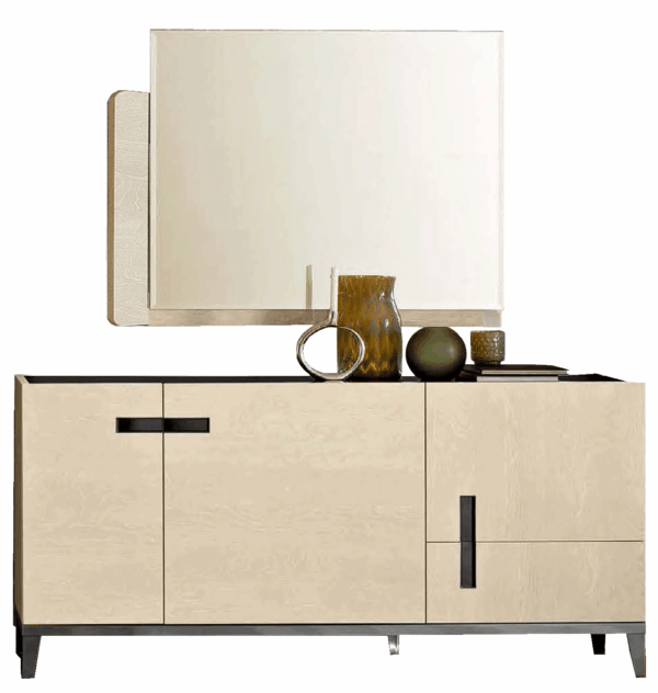 Ambra mirror for Dresser/ 3Door buffet & Elite 2 Door buffet IVORY Gallery 2