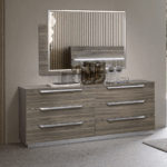 Kroma mirror GREY Gallery 1