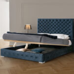 Leonor Blue Bed w/storage Gallery 2