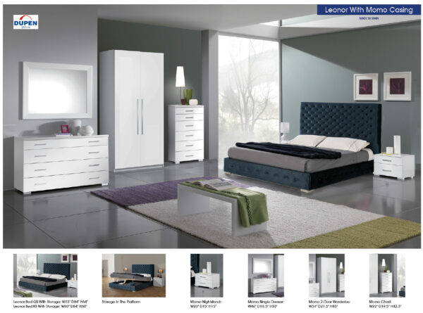 Leonor Blue Bedroom w/storage, w/momo casing Gallery 2